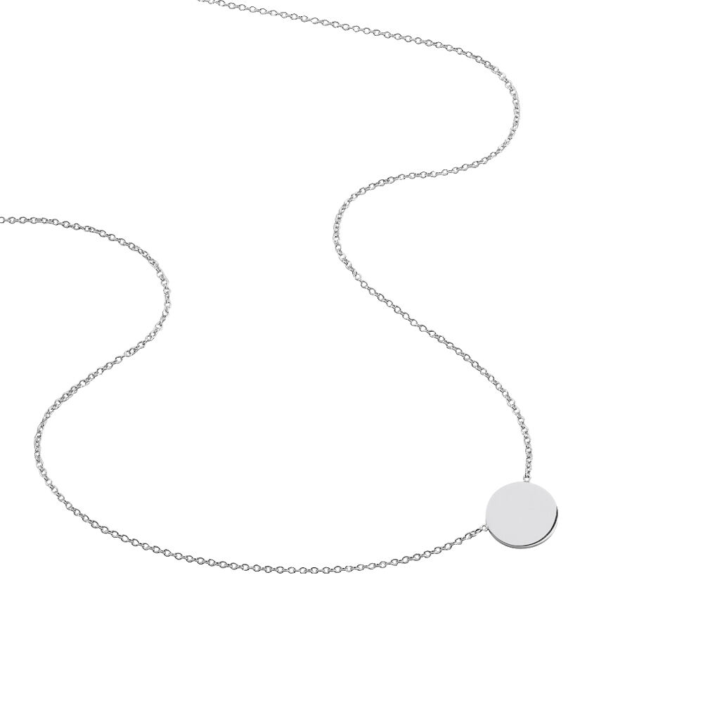 Collier Hoelenn Argent Blanc - Bijoux personnalisés Femme | Marc Orian