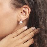 Boucles D'oreilles Pendantes Ivana Argent Blanc Perle De Culture - Pendantes Femme | Marc Orian