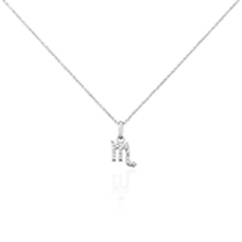 Collier Astra Argent Blanc Oxyde De Zirconium - Colliers avec pierres Femme | Marc Orian