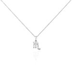 Collier Astra Argent Blanc Oxyde De Zirconium - Colliers avec pierres Femme | Marc Orian
