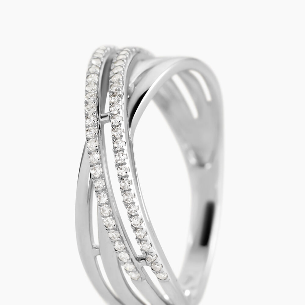 Bague Julianne Or Blanc Diamant Divers - Bagues pierres pr&eacute;cieuses Femme | Marc Orian