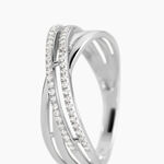 Bague Julianne Or Blanc Diamant Divers - Bagues pierres pr&eacute;cieuses Femme | Marc Orian