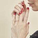 Bague Veroucha Or Jaune Oxyde De Zirconium - Solitaires Femme | Marc Orian