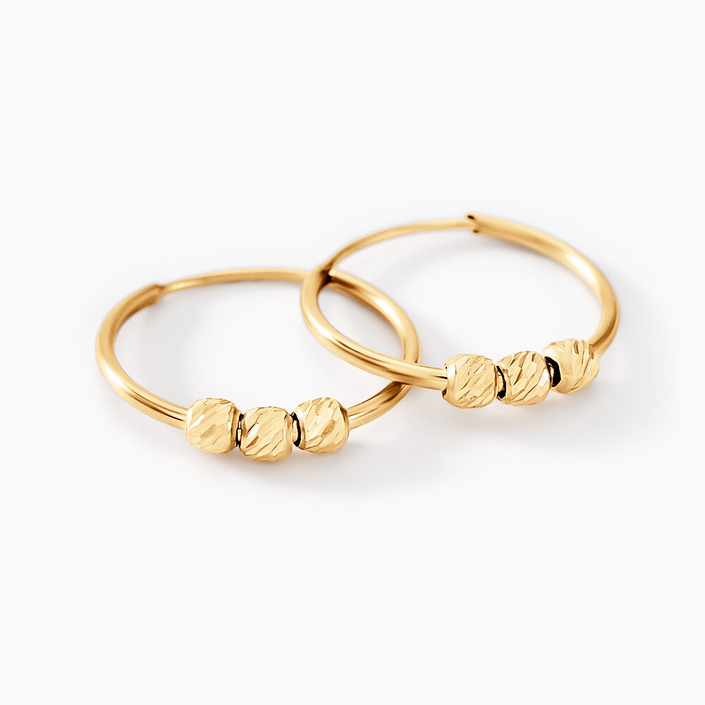 Cr&eacute;oles Aurelya Or Jaune - Cr&eacute;oles Femme | Marc Orian