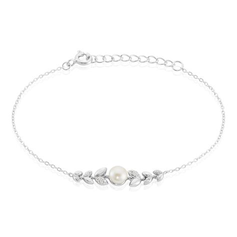 Bracelet Giambattista Argent Blanc Perle De Culture Oxyde De Zirconium - Bracelets chaînes Femme | Marc Orian