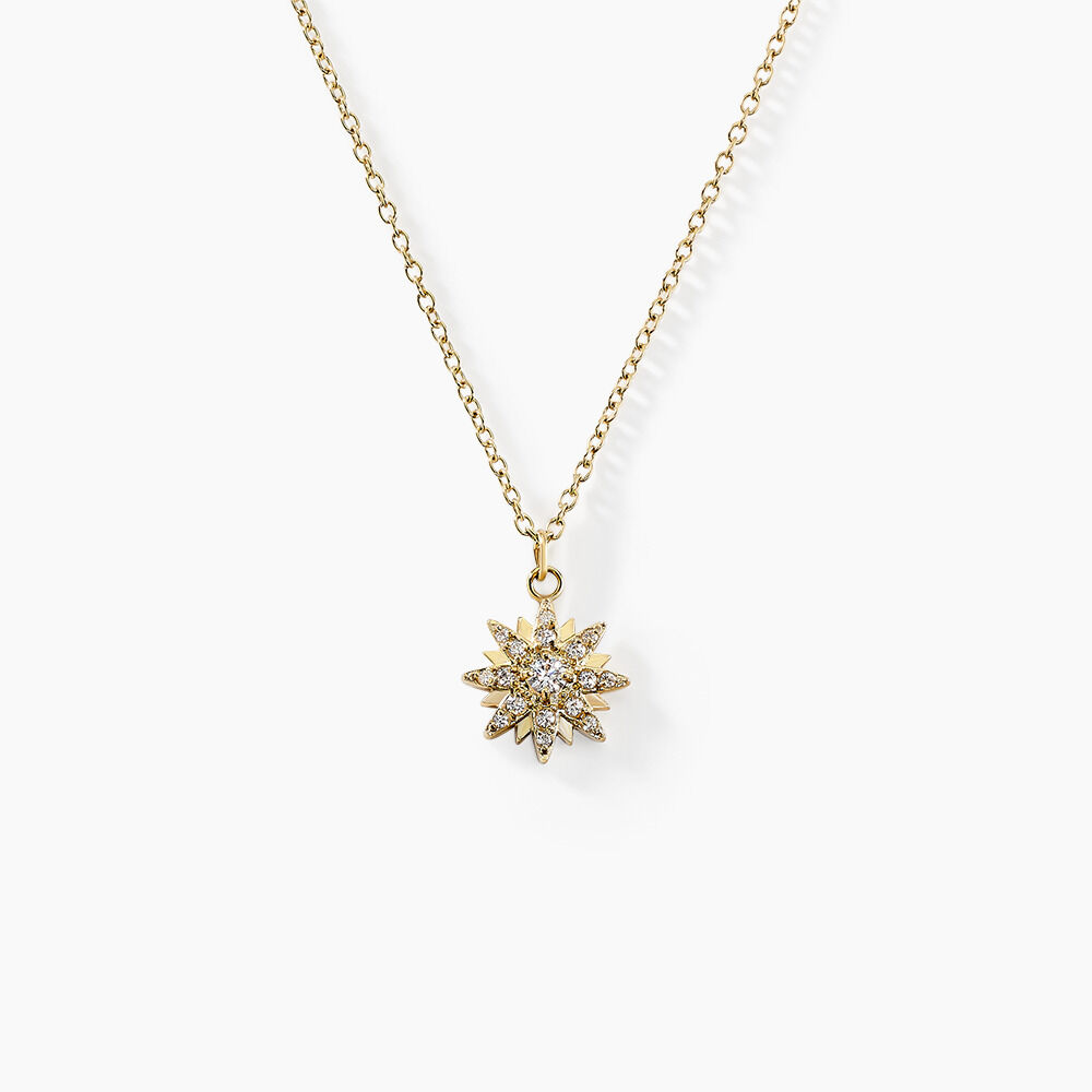 Collier Aurore Acier Jaune Oxyde De Zirconium - Colliers avec pierres Femme | Marc Orian