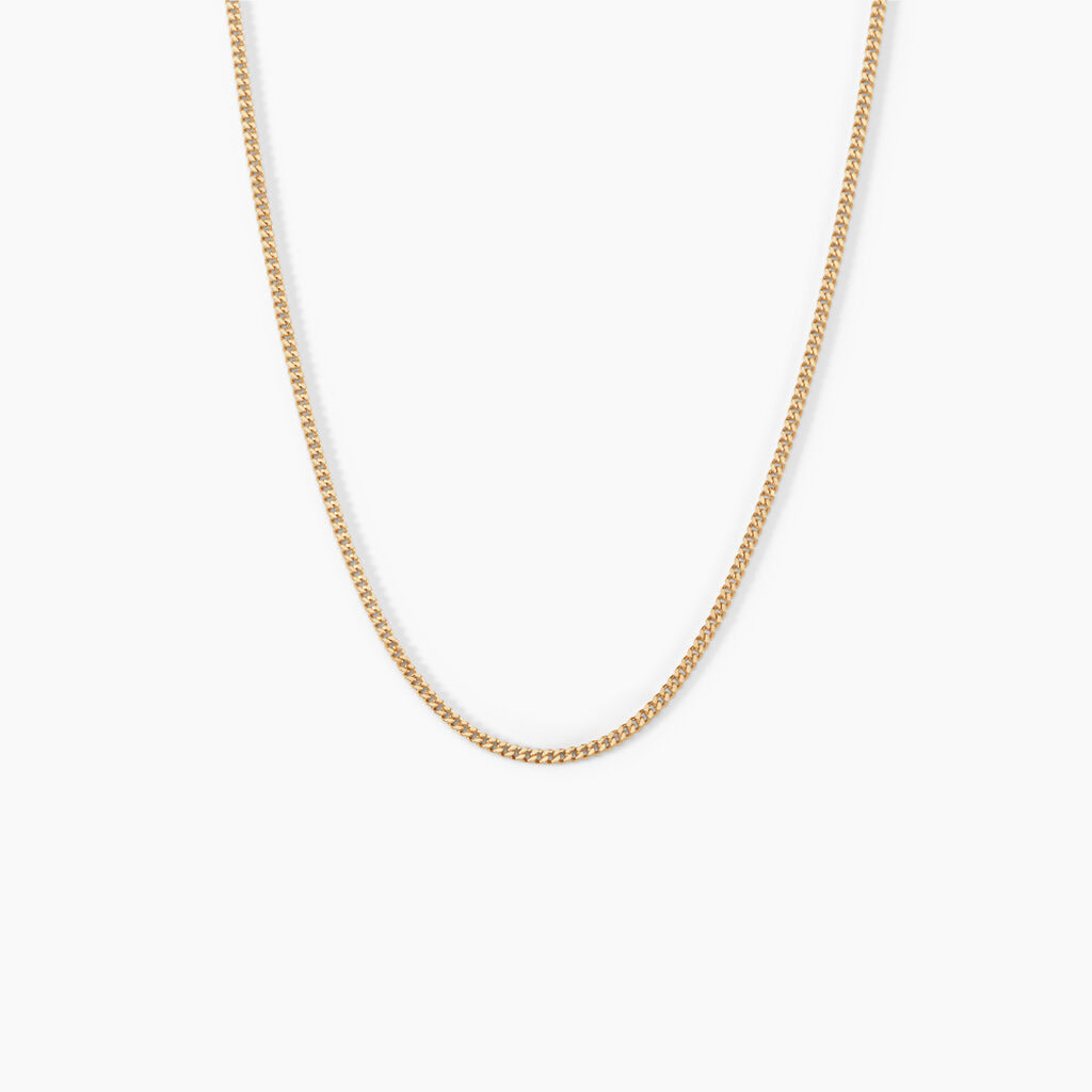 Cha&icirc;ne Clement Plaqu&eacute; Or Jaune - Colliers fantaisie Femme | Marc Orian