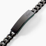 Bracelet Lacoste Baseline Acier Noir - Bracelets cha&icirc;nes Homme | Marc Orian