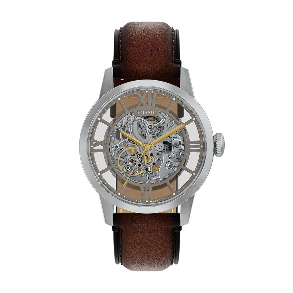 Montre Fossil Townsman Argent&eacute; - Montres automatiques Homme | Marc Orian