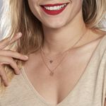 Collier Daina Argent Rose - Colliers multirangs Femme | Marc Orian