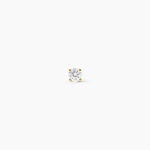 Boucle D'oreille Puce Unitaire Victoria Or Jaune Diamant - Boucles d'oreilles mariage Famille | Marc Orian