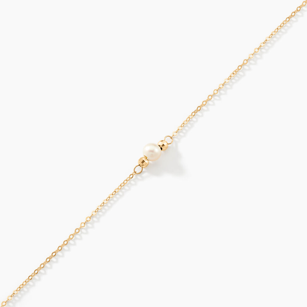 Bracelet Laetizia Or Jaune Perle De Culture - Bracelets cha&icirc;nes Femme | Marc Orian