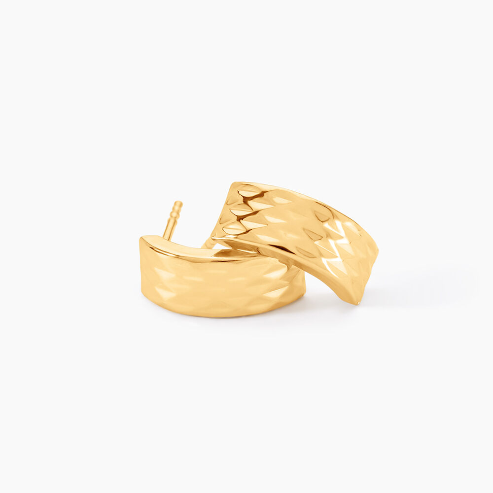 Cr&eacute;oles Dominik Or Jaune - Cr&eacute;oles Femme | Marc Orian