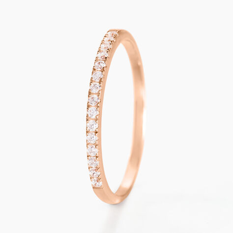 Alliance Klimka Or Rose Oxyde De Zirconium - Alliances duo Femme | Marc Orian