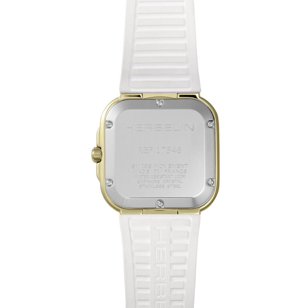Montre Herbelin Cap Camarat Square Nacre Blanche - Montres &eacute;tanches Femme | Marc Orian