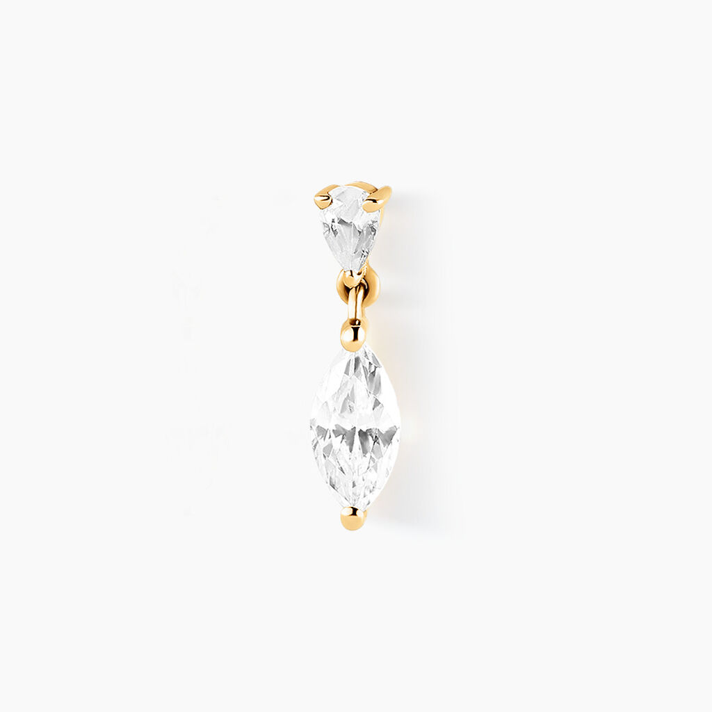 Piercing D'oreille Unitaire  Urbana Or Jaune Oxyde De Zirconium - Piercings Femme | Marc Orian