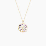 Pendentif Godoleine Or Jaune Amethyste Violet - Pendentifs Femme | Marc Orian