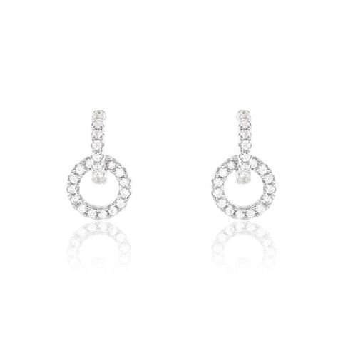 Boucles D'oreilles Pendantes Cajetan Argent Oxyde De Zirconium - Pendantes Femme | Marc Orian