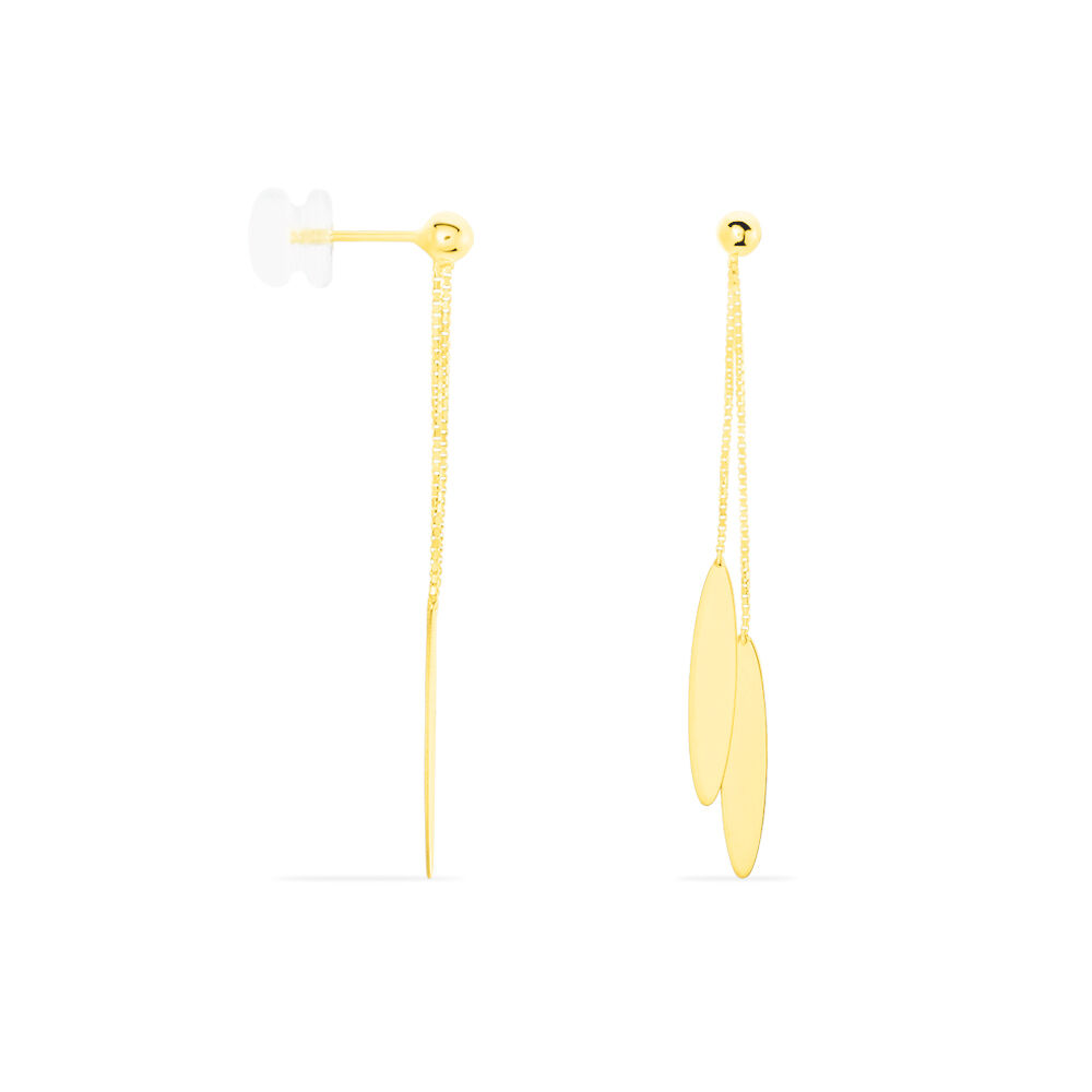 Boucles D'oreilles Pendantes Leeann Or Jaune - Pendantes Femme | Marc Orian