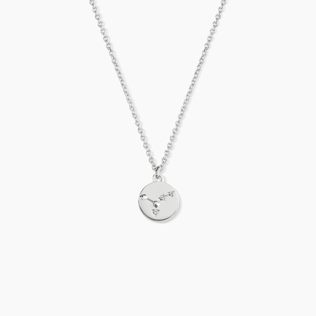 Collier Despina Argent Blanc Oxyde De Zirconium - Colliers avec pierres Femme | Marc Orian