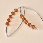 Boucles D'oreilles Pendantes Satu Argent Blanc Ambre - Pendantes Femme | Marc Orian