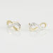 Boucles D'oreilles Puces Chacha Or Jaune Diamant - Puces Femme | Marc Orian