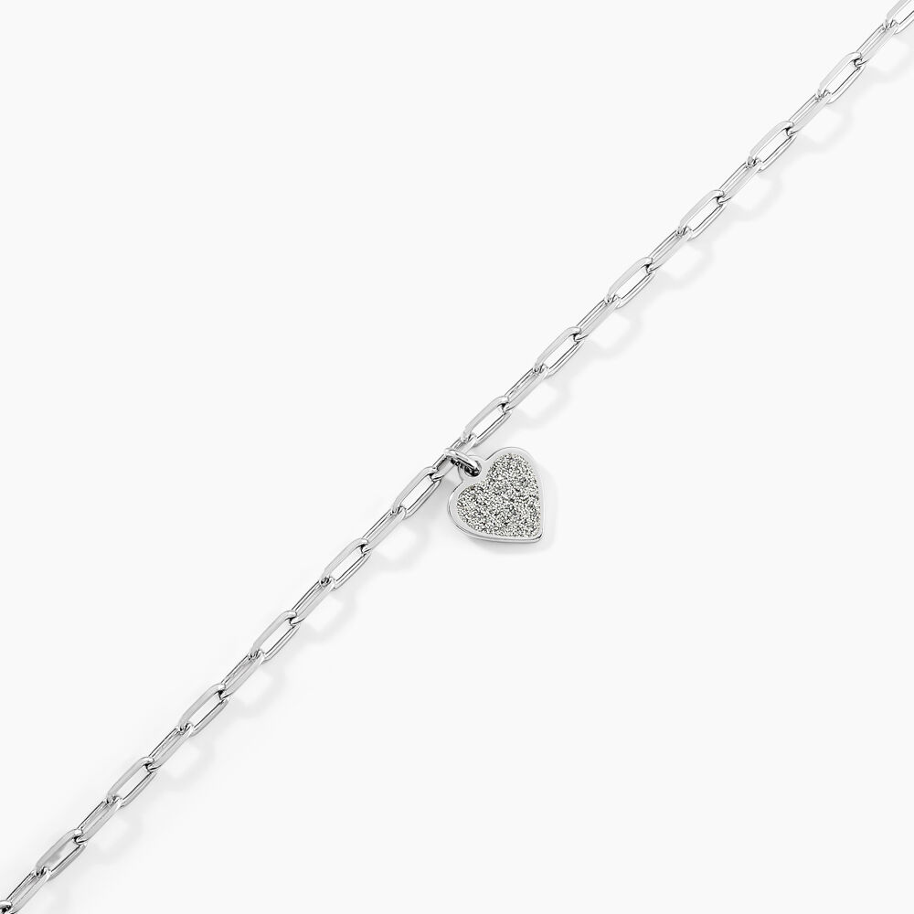 Bracelet Etincelante Argent Blanc - Bracelets chaînes Femme | Marc Orian