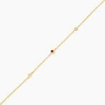 Bracelet Poem Argent Jaune Rhodolite Oxyde De Zirconium - Bracelets fantaisie Femme | Marc Orian