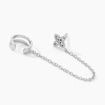 Bijou D'oreille Unitaire Argent Blanc Heh Oxydes De Zirconium - Piercings d'oreilles Femme | Marc Orian