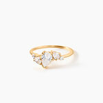 Bague Glamour Plaqu&eacute; Or Jaune Oxyde De Zirconium - Bijoux fantaisie Femme | Marc Orian