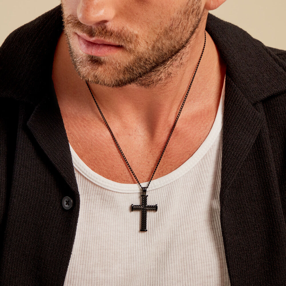 Collier Black Love Acier Bicolore - Colliers Homme | Marc Orian