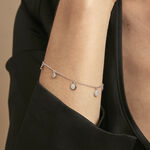 Bracelet Lorainne Argent Blanc Oxyde De Zirconium - Bracelets Medailles Femme | Marc Orian