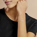 Bracelet Cosima Argent Blanc - Bracelets fantaisie Femme | Marc Orian