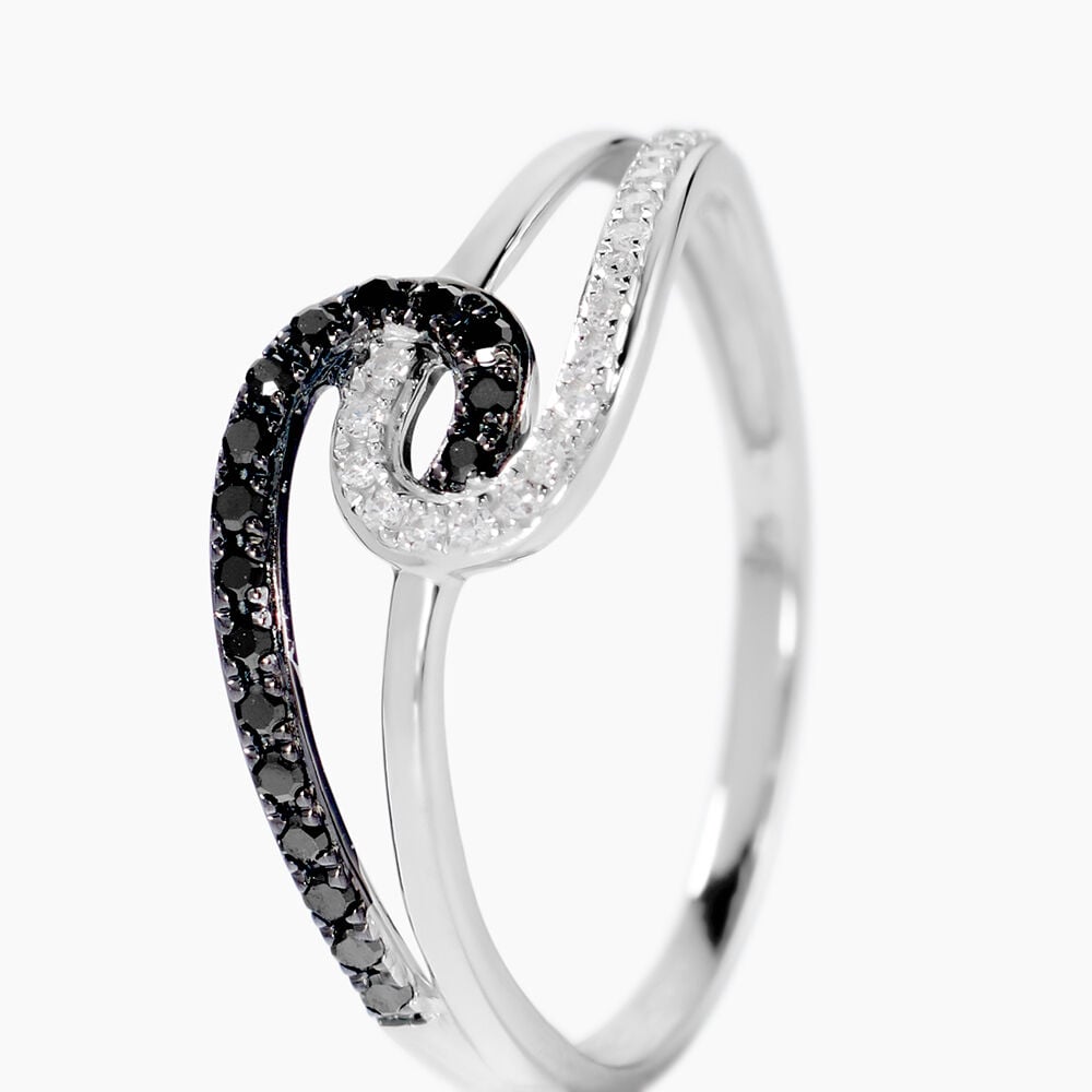 Bague Loriana Or Blanc Diamant - Bagues pierres pr&eacute;cieuses Femme | Marc Orian