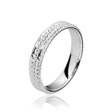 Alliance Mayane Ruban Plat Or Blanc