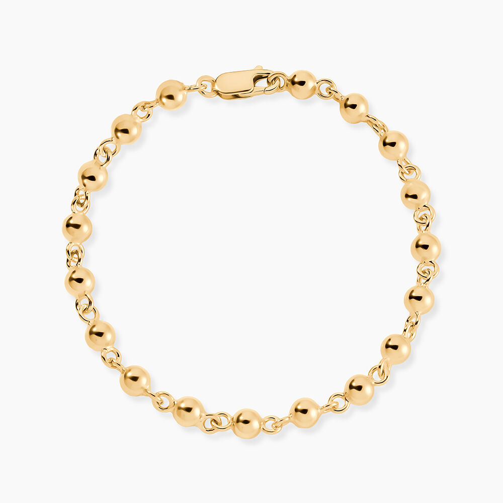 Bracelet Diona Maille Boule Or Jaune - Bracelets mailles Femme | Marc Orian
