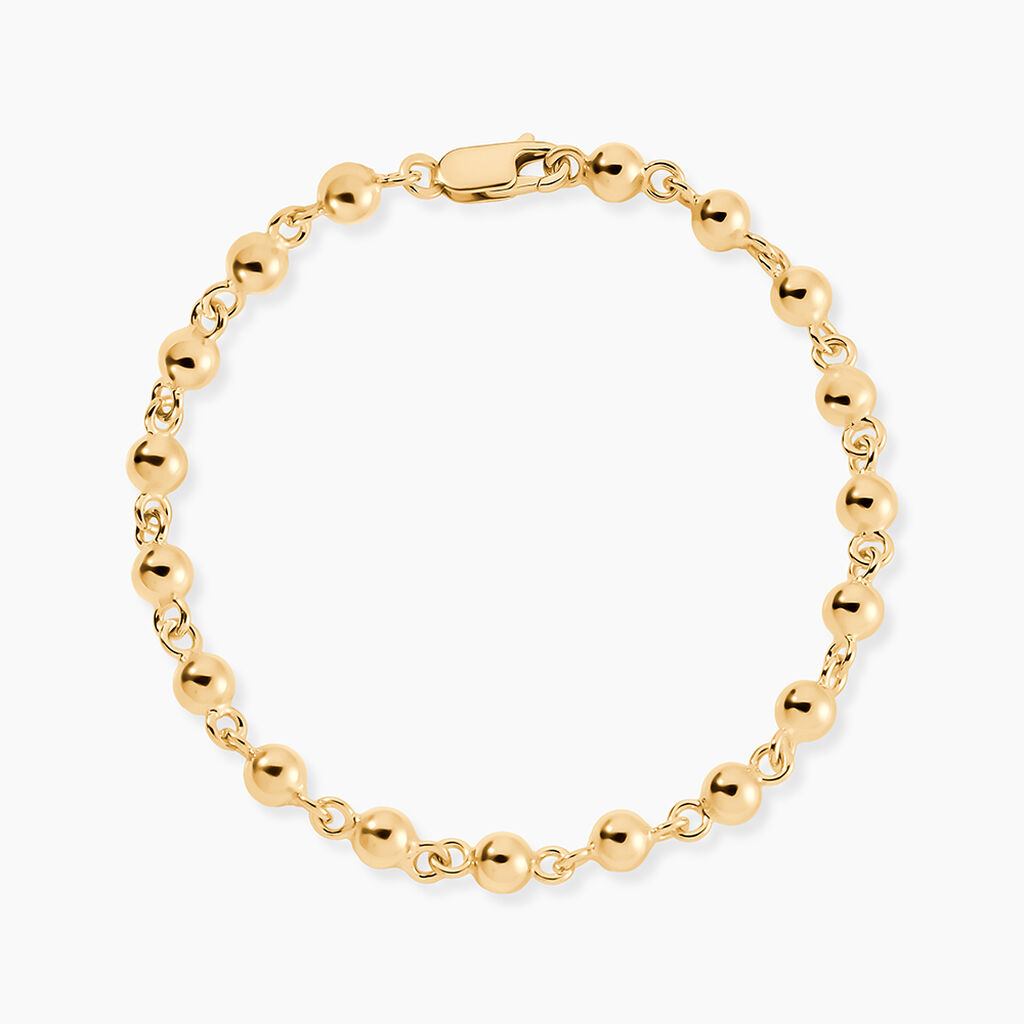 Bracelet Diona Maille Boule Or Jaune - Bracelets mailles Femme | Marc Orian