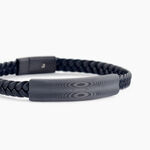 Bracelet Cuir De Vache Noir - Bracelets cuir Homme | Marc Orian