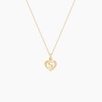 Pendentif Eudocie Coeur Lettre Or Jaune - Pendentifs Femme | Marc Orian