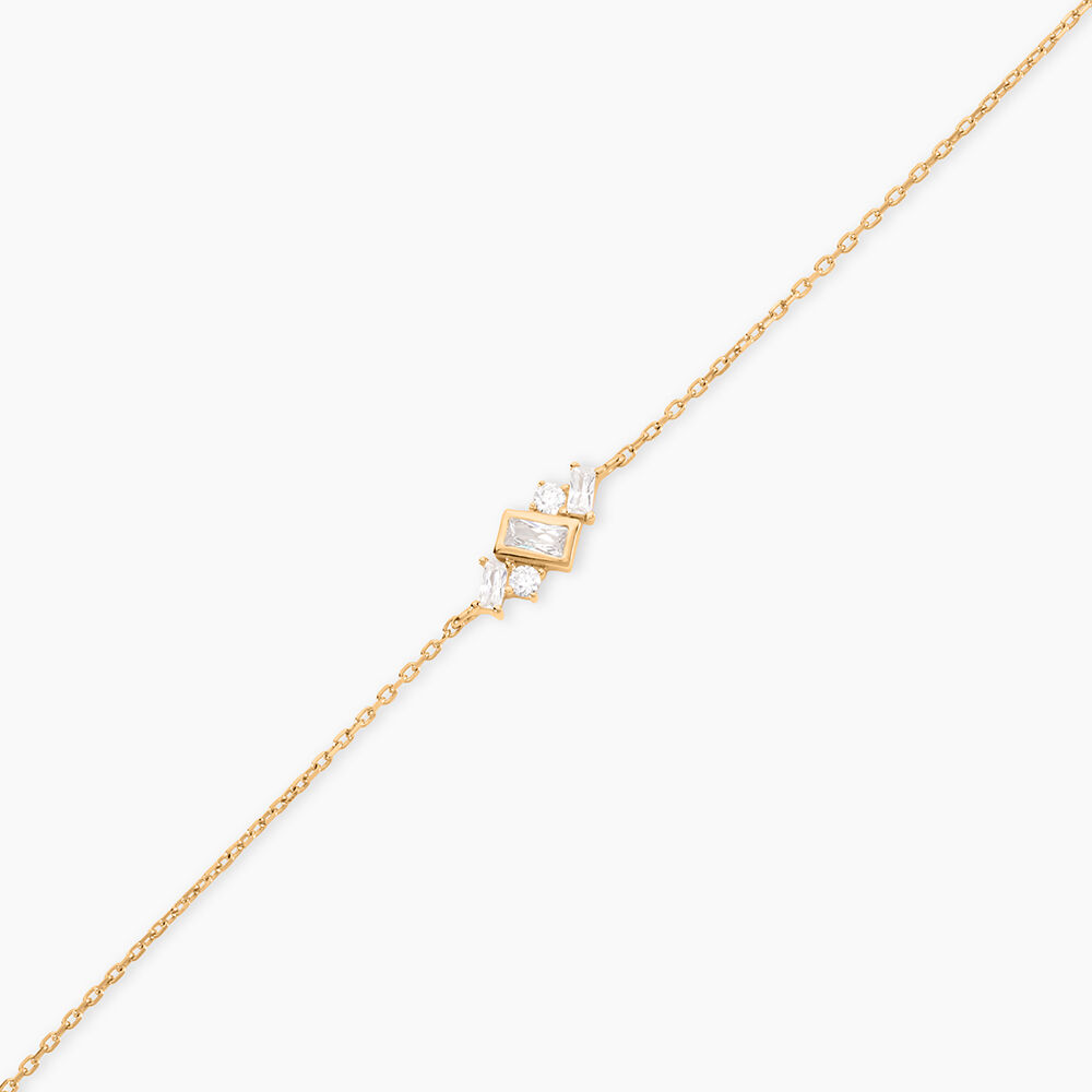 Bracelet Sya Plaqu&eacute; Or Jaune Oxyde De Zirconium - Bracelets fantaisie Femme | Marc Orian