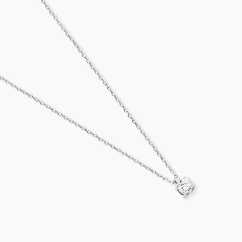 Collier Elfa Or Blanc Diamant - Colliers avec pierres Femme | Marc Orian