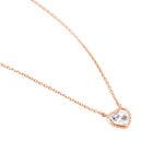 Collier Kadidjatou Or Rose Oxyde De Zirconium - Colliers solitaires Femme | Marc Orian