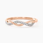 Bague Alizee Or Rose Diamant - Bagues pierres pr&eacute;cieuses Femme | Marc Orian