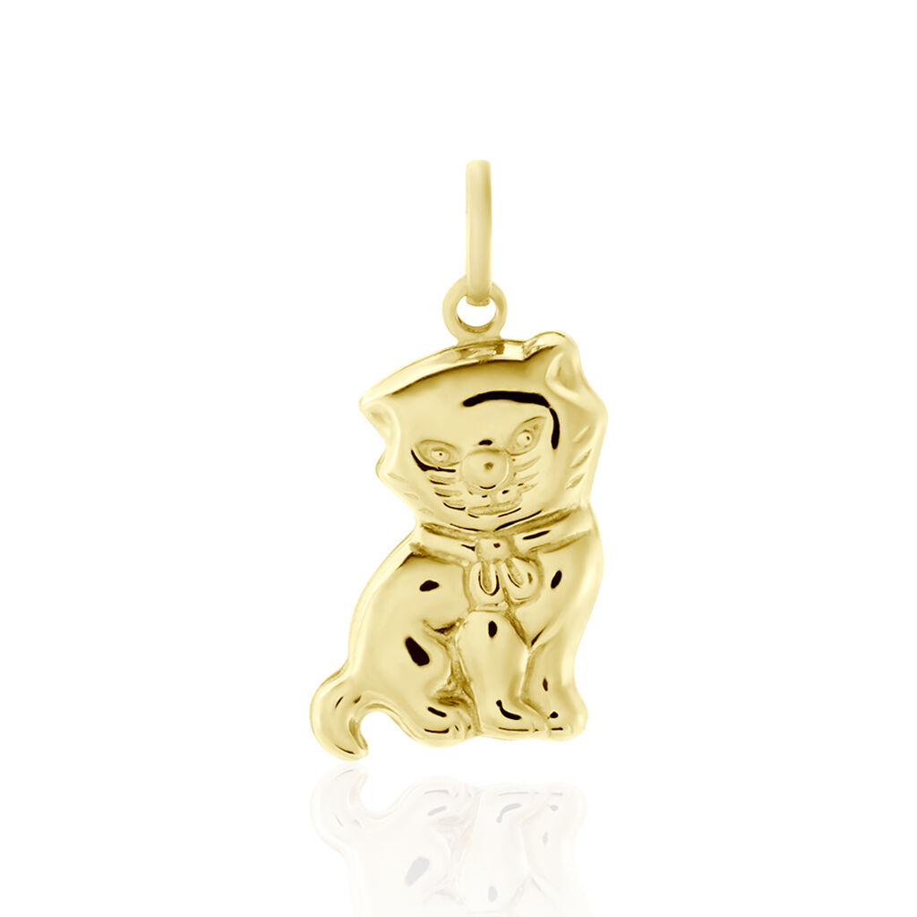 Pendentif Egee Chat Or Jaune - Pendentifs Famille | Marc Orian