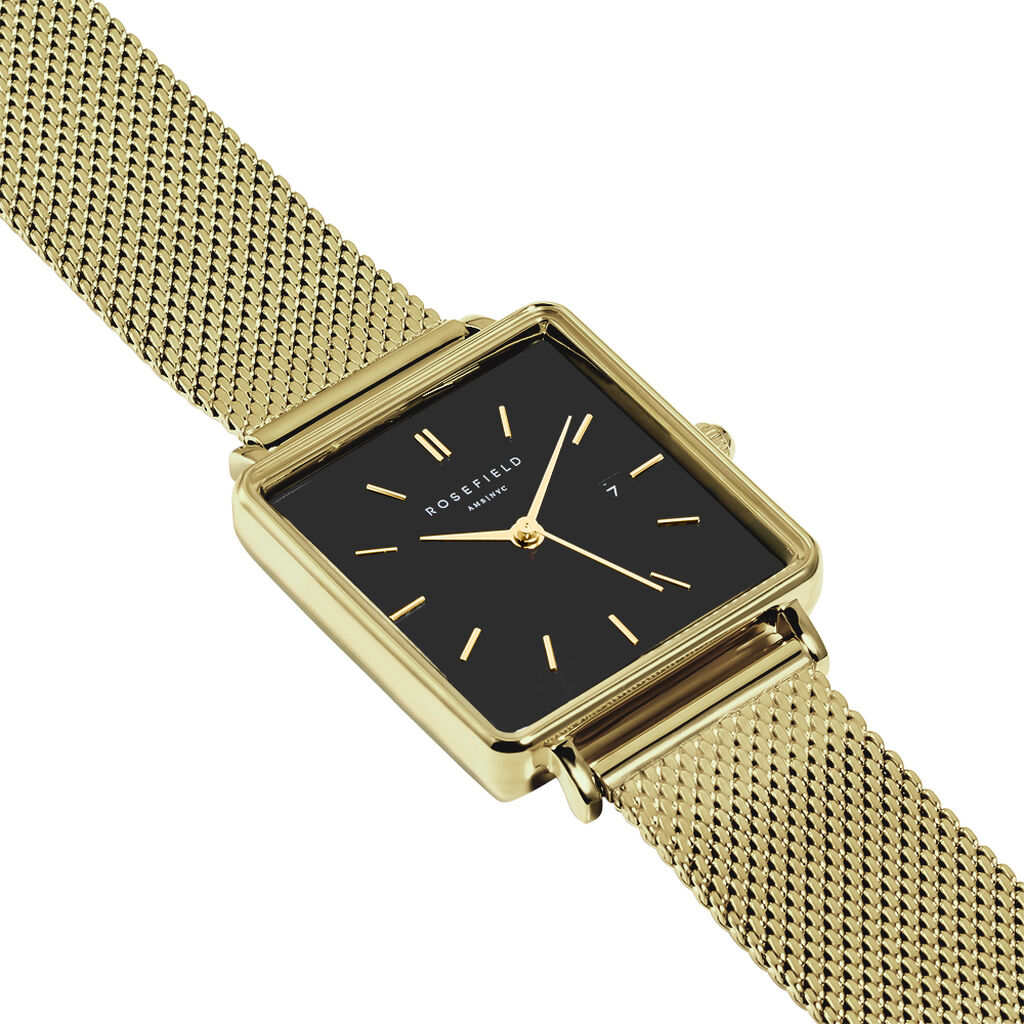 Montre Rosefield The Boxy Noir - Montres Femme | Marc Orian