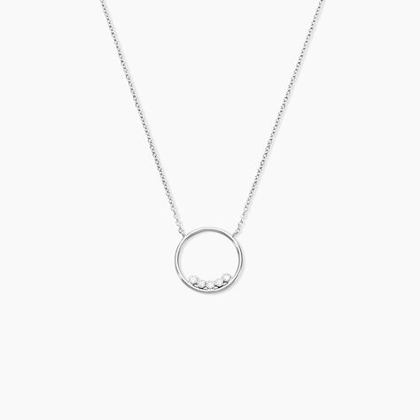 Collier Argent Leonerd Oxydes De Zirconium - Colliers avec pierres Femme | Marc Orian