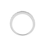 Demi Alliance Heket Argent Blanc Oxyde De Zirconium - Bijoux fantaisie Femme | Marc Orian