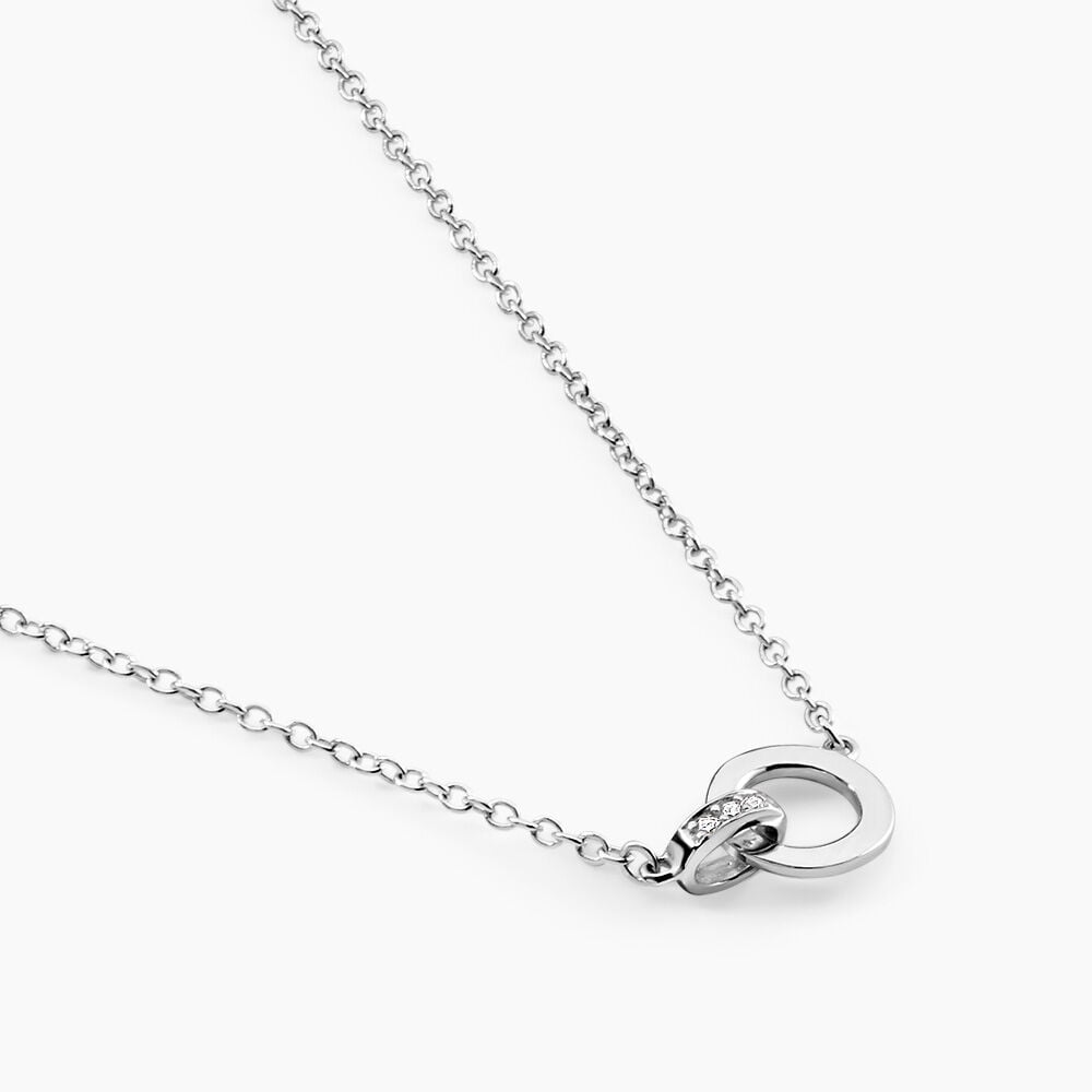 Collier Cristel Argent Blanc Oxyde De Zirconium - Colliers avec pierres Femme | Marc Orian