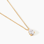 Collier Naellya Plaqu&eacute; Or Jaune Oxyde De Zirconium - Colliers avec pierres Femme | Marc Orian