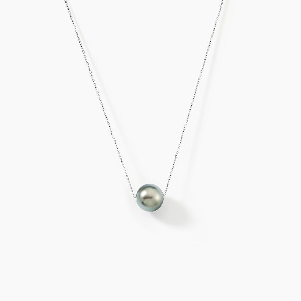 Collier Sissy Or Blanc Perle De Culture De Tahiti - Colliers avec pierres Femme | Marc Orian